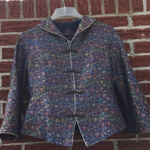 Asian style Brocade Jacket Size M NWOT